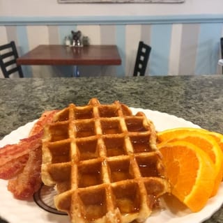 Waffles with Syrup